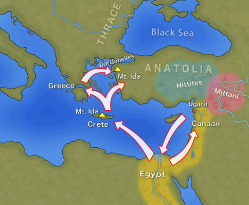 Migrations out of Egypt